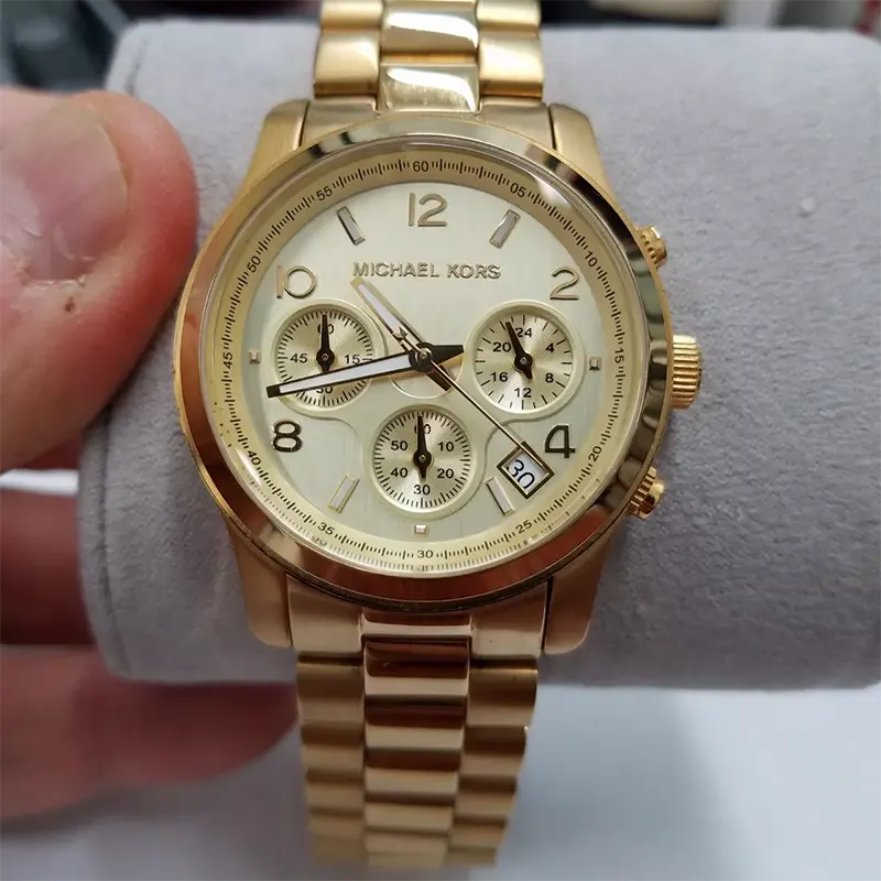 Michael Kors(MK) Chronograph Gold-tone Ladies Watch- MK5055